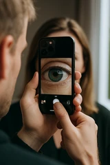Gebruik de achtercamera